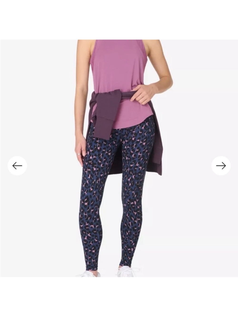 Bundle (2 pairs) of Sweaty Betty Power 7/8 length multicolor leggings, US size 6 - Picture 3 of 13